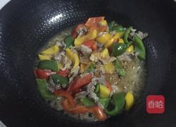 彩椒肉片的做法图解5