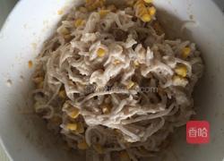 玉米萝卜丝饼的做法图解3