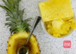 酸甜瘦身菠萝炒饭的做法图解4