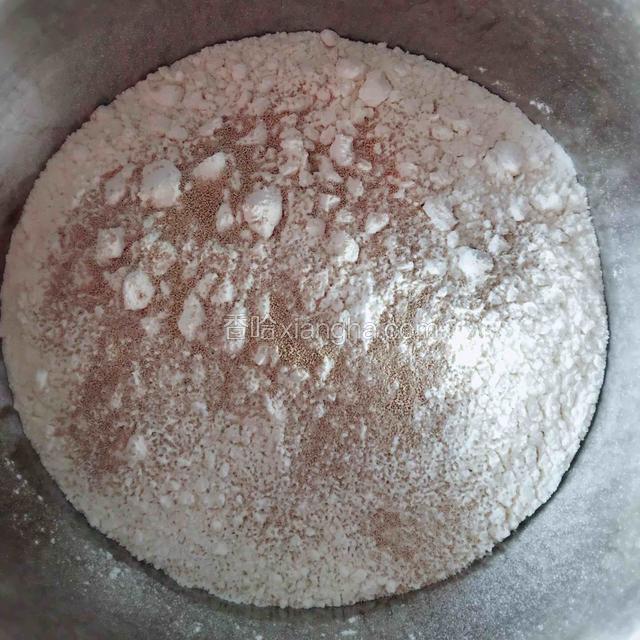 面粉里加入酵母粉