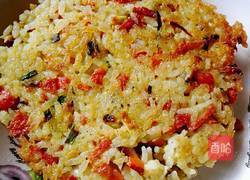 米饭鸡蛋煎饼的做法图解7