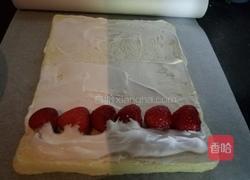 草莓蛋糕卷的做法图解10