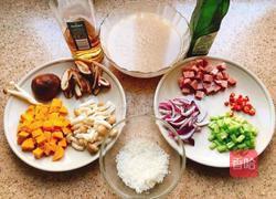 意式蘑菇南瓜炖饭的做法图解1