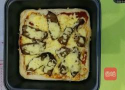 面包机烟熏三文鱼披萨(烤肉披萨)的做法图解10