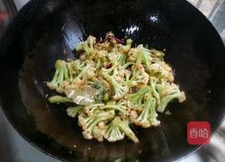 干锅菜花的做法图解4