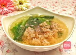 白菜肉丸汤的做法图解5