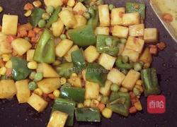 缤纷蔬菜芝士焗饭的做法图解3