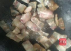 小鲜笋炒腊肉的做法图解4