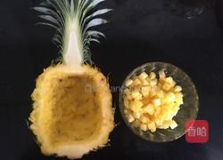 五彩菠萝饭的做法图解2