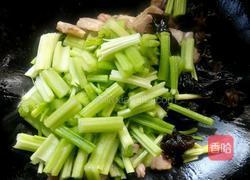 芹菜木耳炒肉的做法图解5