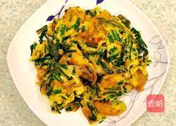 农家土韭菜炒土鸡蛋的做法图解14