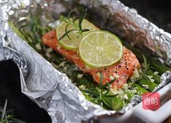 柠檬芦笋烤三文鱼的做法图解6