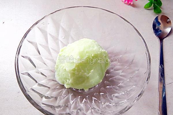 自制冰淇淋 绿茶味