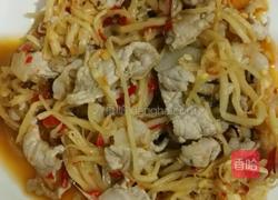 酸笋炒肉的做法图解4