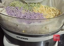 五彩糍饭团的做法图解2