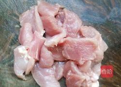 蒜苔炒肉片的做法图解2