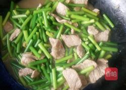 蒜苔炒肉片的做法图解7