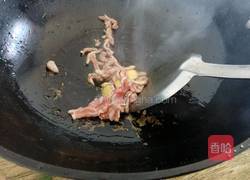 韭菜豆腐皮炒肉丝的做法图解2
