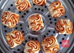 辣椒花卷的做法图解14