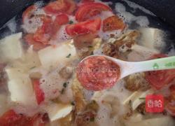 番茄豆腐圆子汤的做法图解8
