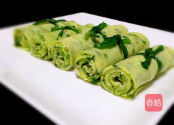 韭菜虾皮鸡蛋饼的做法图解6