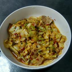 爆炒圆白菜的做法[图]