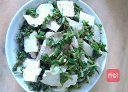 香椿芽拌豆腐的做法图解6