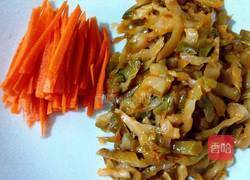 肉丝炒榨菜的做法图解2