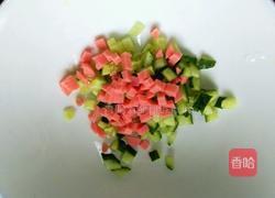 黄瓜火腿蛋饼的做法图解3