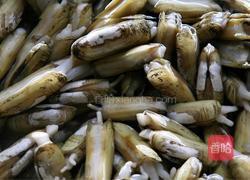 炒蛏的做法图解2