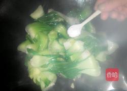 爆炒上海青的做法图解4