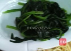 菠菜豆腐墩儿的做法图解2