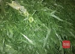 凉拌银鱼苦菊的做法图解1