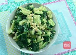 拍麻酱黄瓜的做法图解6