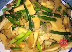  蒜心炒笋的做法图解4