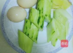 青瓜炒鸡子的做法图解1