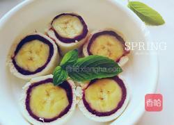 土司香蕉紫薯卷的做法图解11