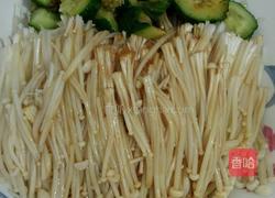 凉拌金针菇的做法图解3
