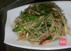 凉拌豆腐皮的做法图解3