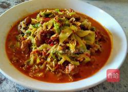 莲花白炒肉的做法图解5