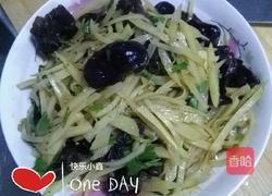 凉拌土豆丝木耳的做法图解4
