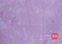 火龙果皮汁手撕饼的做法图解3