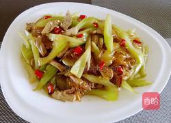 芹菜炒粉的做法图解13