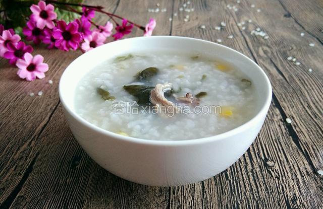 紫菜瘦肉粥