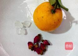 玫瑰花橙子茶的做法图解1