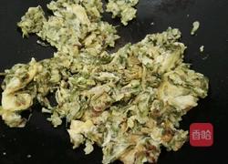 槐花炒鸡蛋的做法图解7