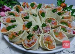 干豆腐蔬菜卷的做法图解10