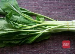 白灼菜心的做法图解1