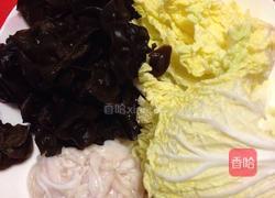 木耳娃娃菜汤的做法图解1