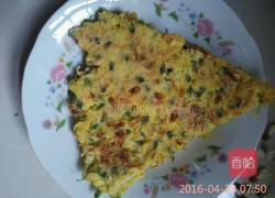 槐花煎蛋的做法图解5